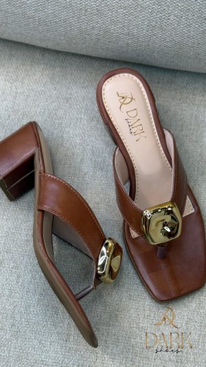 Tamanco Gabi caramelo